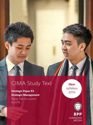 cover image of CIMA E3 Strategic Management